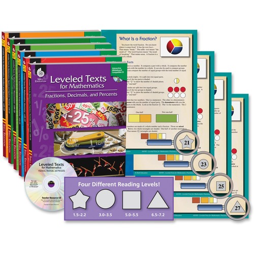 Shell Shell Leveled Texts for Mathematics: 6-Book Set Education Printed/Elec