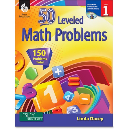 Shell Shell 50 Leveled Math Problems Level 1 Education Printed/Electronic Bo
