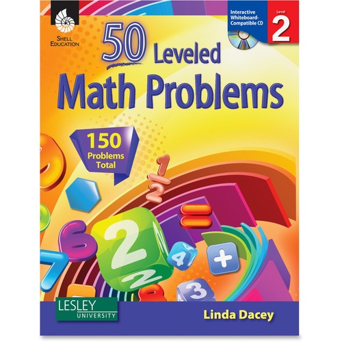 Shell Shell 50 Leveled Math Problems Level 2 Education Printed/Electronic Bo