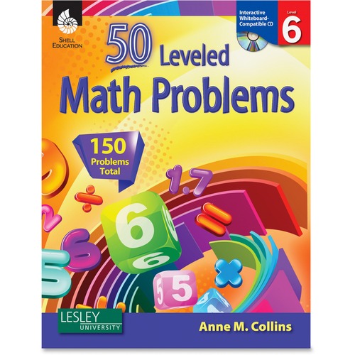 Shell Shell 50 Leveled Math Problems Level 6 Education Printed/Electronic Bo