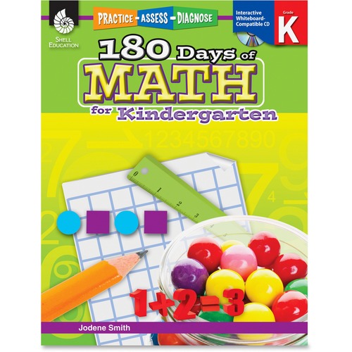 Shell Shell Practice, Assess, Diagnose: 180 Days of Math for Kindergarten Ed