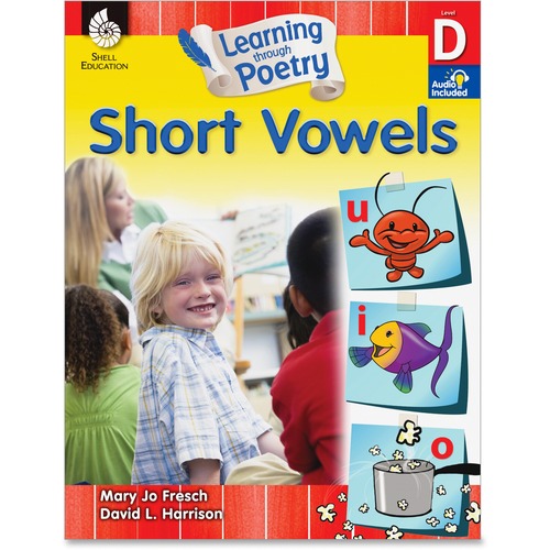 Shell Shell Learning through Poetry: Short Vowels Education Printed Book by