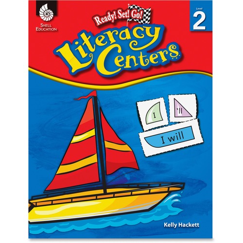 Shell Ready! Set! Go! Literacy Centers: Level 2 Education Printed Book
