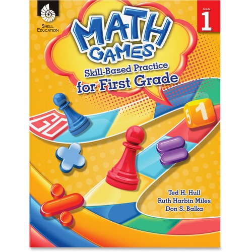 Shell Shell Math Games: Skill-Based Practice for First Grade Education Print