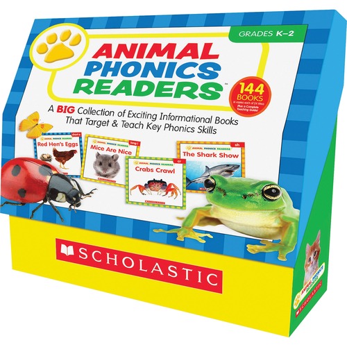Scholastic Animal Phonics Readers Education Printed Book by Liza Charl