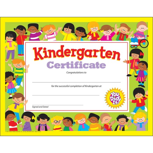 Trend Trend Kindergarten Certificates