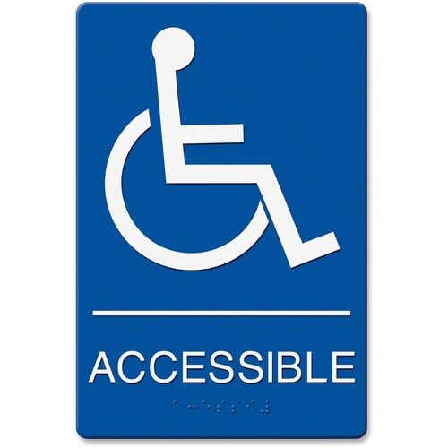 Headline Wheelchair Image Indoor Sign