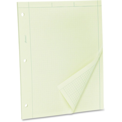 TOPS TOPS Green Tint Engineer's Quadrille Pad