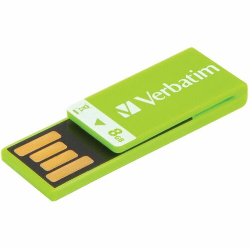 Verbatim 8GB Clip-It USB Flash Drive - Eucalyptus Green