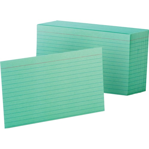 Oxford Oxford Colored Ruled Index Cards