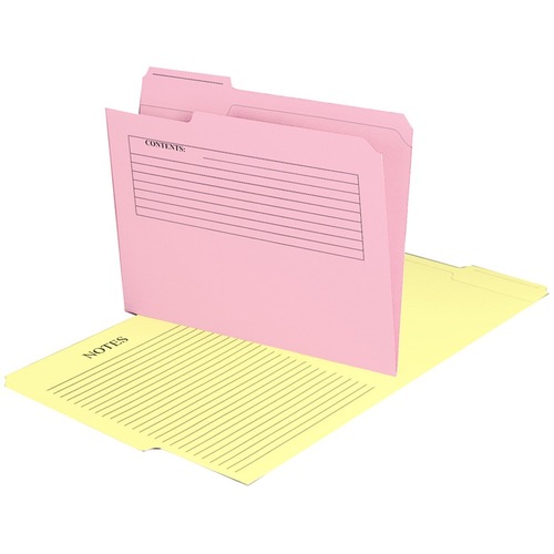 Pendaflex Printed Notes Sections File Folders