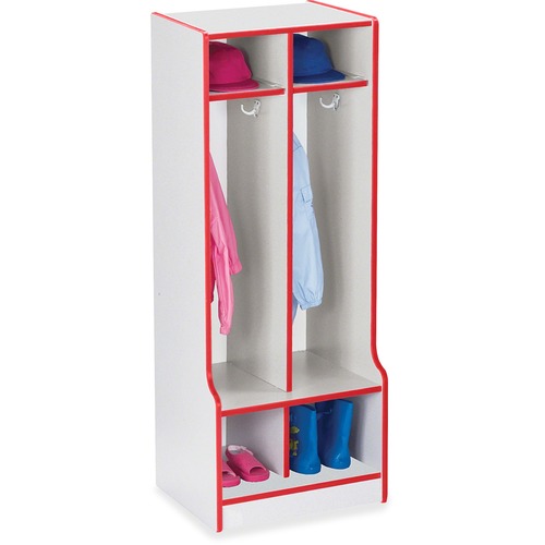 Rainbow Accents Rainbow Accents Double Coat Hooks Step Locker