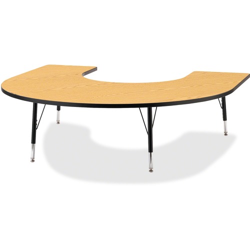 Berries Toddler Black Edge Horseshoe Table