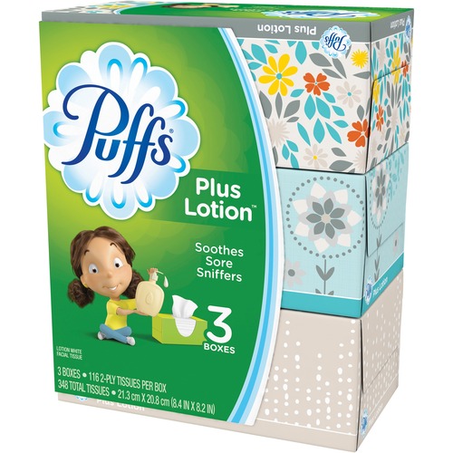 Puffs Puffs Plus Lotion Facial Tissues