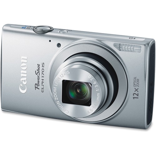 Canon PowerShot 170 IS 20 Megapixel Compact Camera - Silver