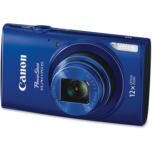 Canon PowerShot 170 IS 20 Megapixel Compact Camera - Blue