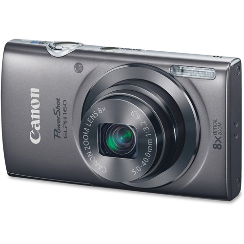 Canon Canon PowerShot ELPH 160 20 Megapixel Compact Camera - Silver
