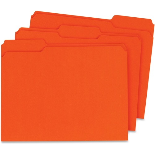 Globe-Weis Globe-Weis Colored Single Ply Top Tab File Folders