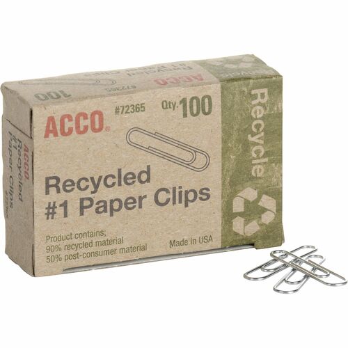 Acco Acco Recycled Paper Clips