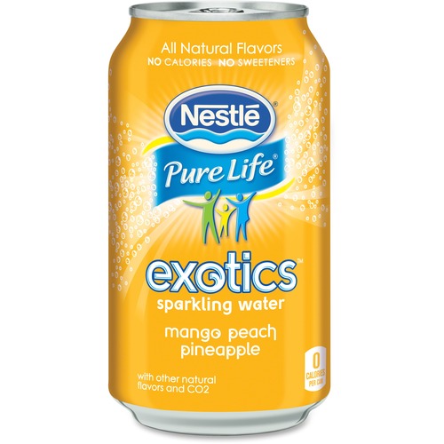 Pure Life Exotics Mango/Peach Sparkling Water