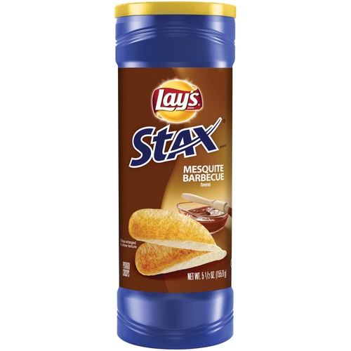 Quaker Oats Stax Mesquite Barbecue Snack Chips
