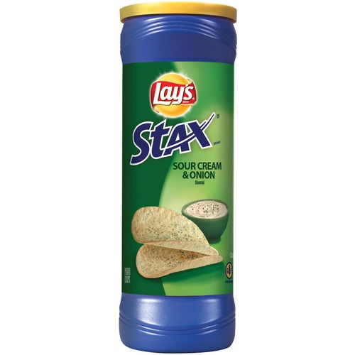 Quaker Oats Stax Sour Cream/Onion Snack Chips