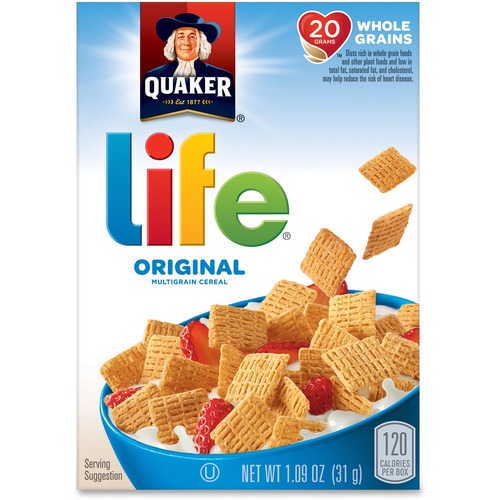Quaker Oats Life Original Multigrain Cereal Box