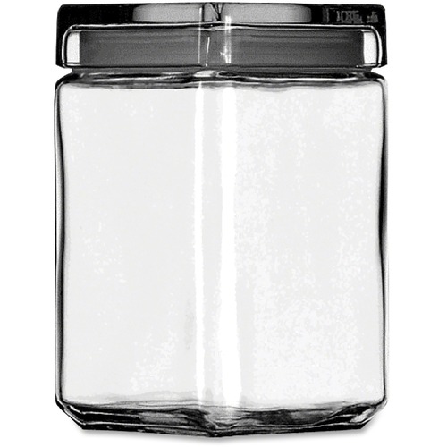 Office Settings Clear Glass Jar