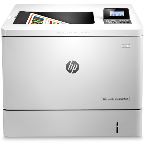 HP HP LaserJet M553dn Laser Printer - Color - 1200 x 1200 dpi Print - Pla