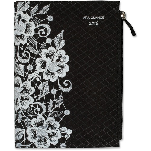 At-A-Glance At-A-Glance Lacey Canvas Sleeve Poly Planner