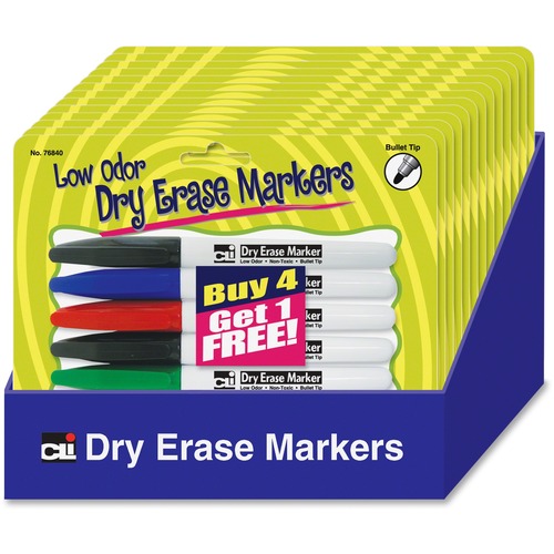 CLI CLI Dry Erase Markers Set Display