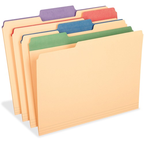 TOPS TOPS Colored Tab Manila File Folders