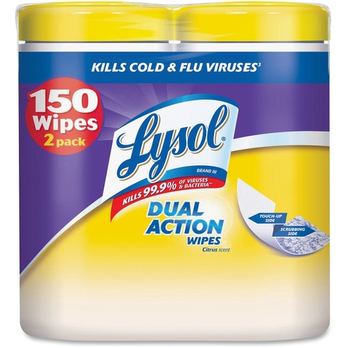 Lysol Lysol Dual Action Cleaning Wipes