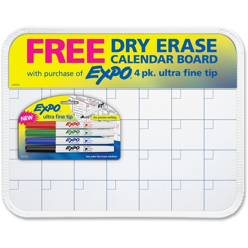Expo Low-Odor Dry-Erase Markers and Board
