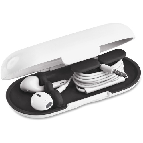 Paris Carrying Case for Earbud - Black, White