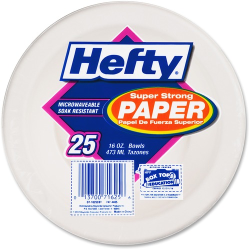 Hefty Hefty Super Strong 16oz Paper Bowls