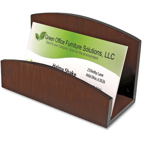 Artistic Business Card Holder,Bamboo Curves,2-3/8