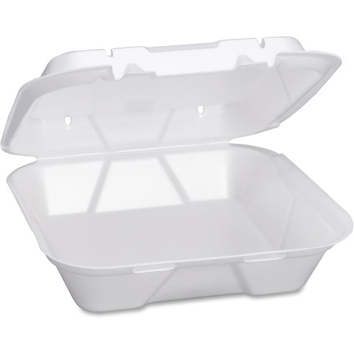 Genpak Large Snap It Foam Hinged Dinner Container