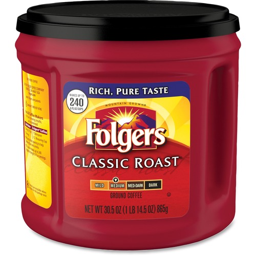 Folgers 240-cup Canister Classic Roast Coffee Ground