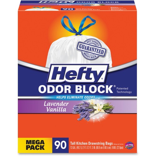 Hefty Odor Block Scented Trash Bags