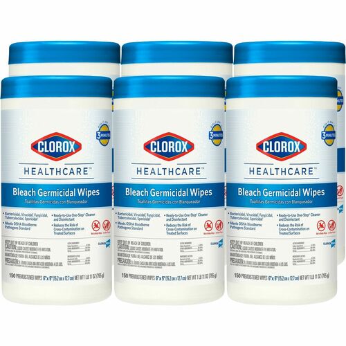 Clorox Healthcare Clorox Healthcare Bleach Germicidal Wipes