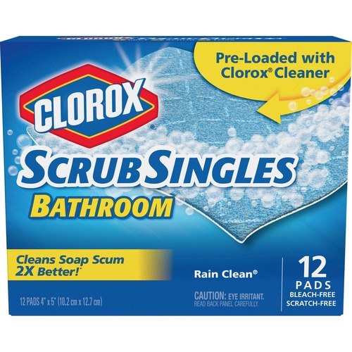 Clorox ScrubSingles Scented Bathroom Cleaner Pads