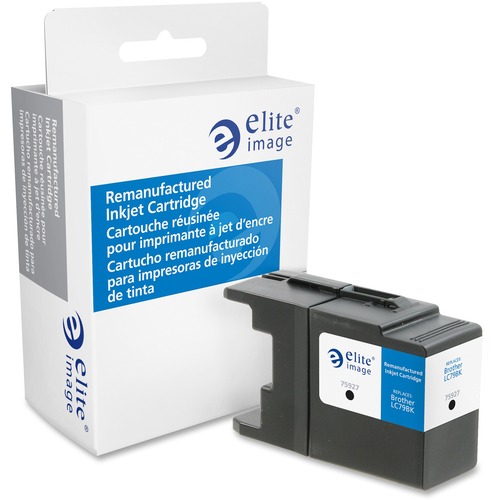 Elite Image Ink Cartridge - Remanufactured for Brother (LC79BK) - Blac