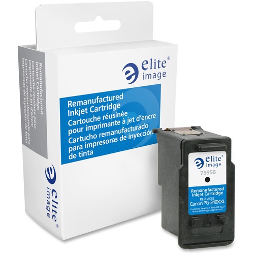 Elite Image Elite Image Ink Cartridge - Remanufactured for Canon (PG240XXL) - Blac