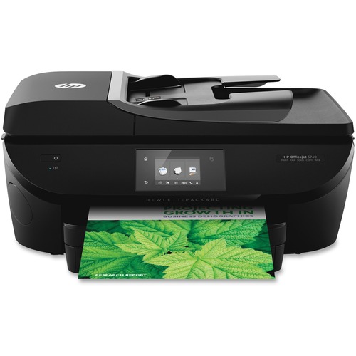 HP Officejet 5740 Inkjet Multifunction Printer - Color - Plain Paper P
