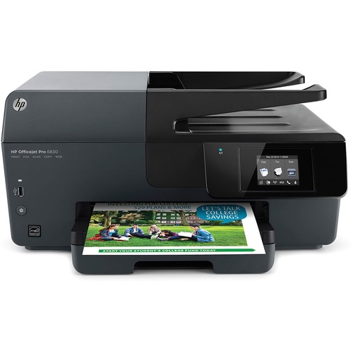 HP Officejet Pro 6830 Inkjet Multifunction Printer - Color - Plain Pap