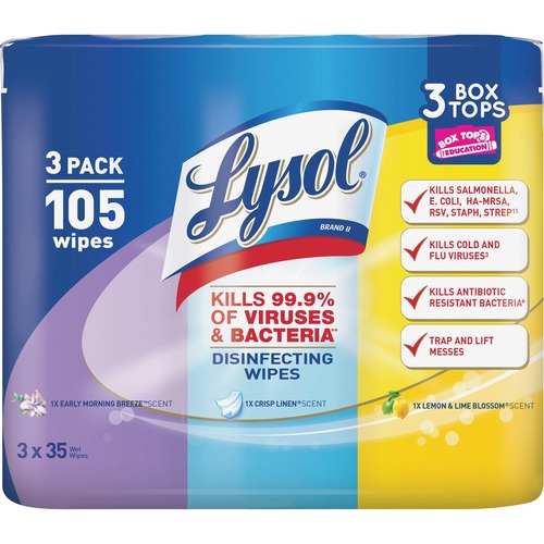 Lysol Disinfecting Wipes 3-pack