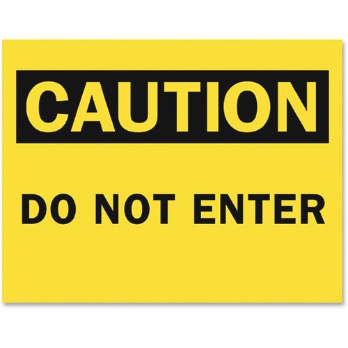 Tarifold Tarifold Safety Sign Inserts-Caution Do Not Enter