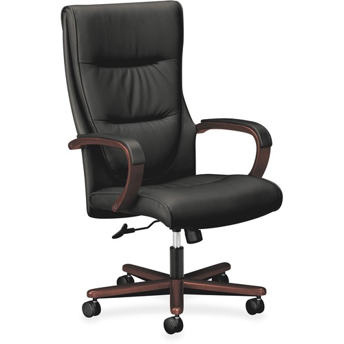 Basyx by HON Basyx by HON HVL844 High-back Wood Base Executive Chair