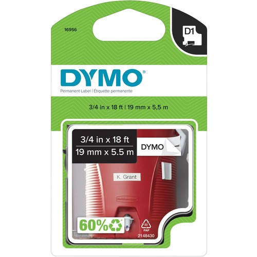 Dymo Dymo D1 16956 Permanent Polyester Tape